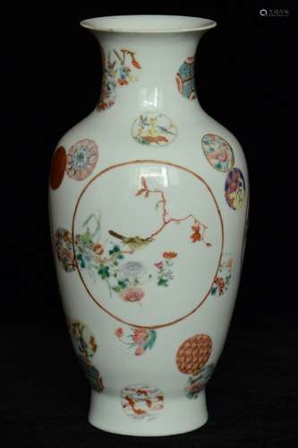 $1 Chinese Porcelain Vase Jurentang Mark 20th C