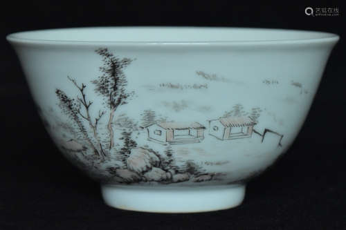 $1 Chinese Porcelain Bowl Yongzheng Mark & Period