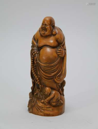 Chinese Wood Carved Buddha