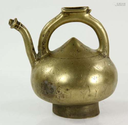 Safavid Dynasty Brass Ewer