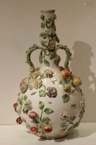 Meissen Style Porcelain Vase as Lamp