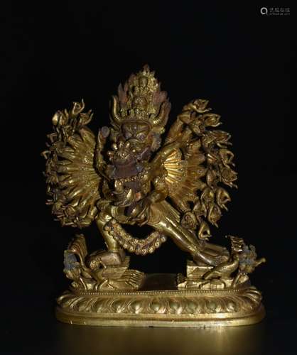 Chinese Gilt Bronze Buddha