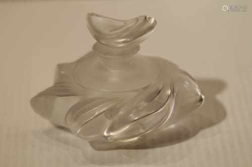 Lalique Perfume Bottle, Marked