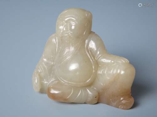 A light greenish white jade of immortal