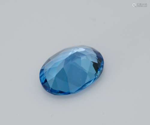 A Finely Oval Shape Sapphire Gemstone