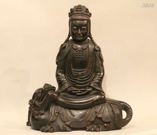 Chinese Bronze Guanyin