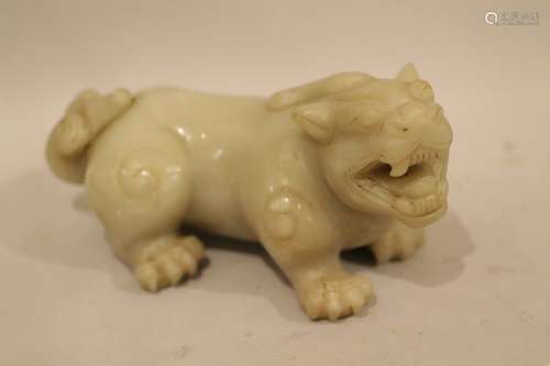 Chinese Jade Carved Beast