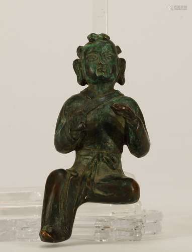 Chinese Antique Bronze Figural, Possible Ming Dyna