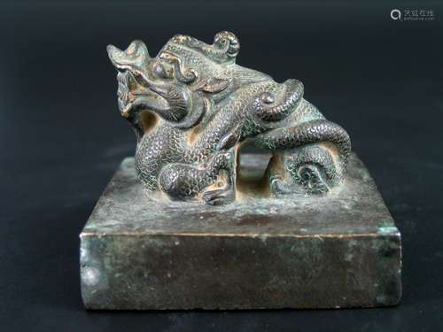 Chinese bronze seal.