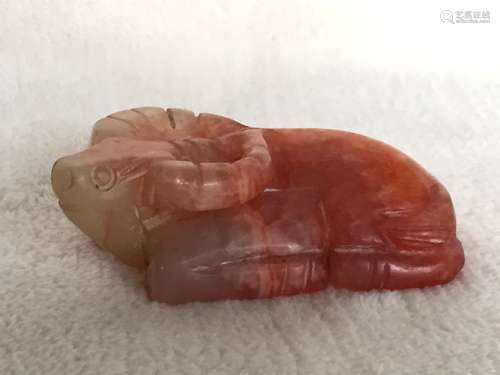 Chinese Jade Carving of Buffalo