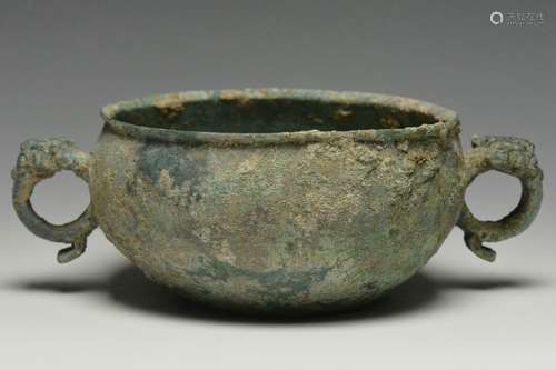 An Archaic Bronze Vessel, Warring States Period