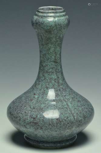 A Robin's Egg Glazed Vase, Republic Period