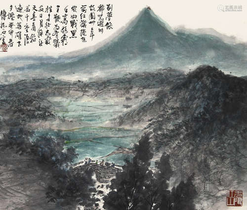 山水 傅抱石