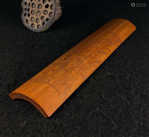 CHINESE REPUBLIC PERIOD BAMBOO WRIST REST