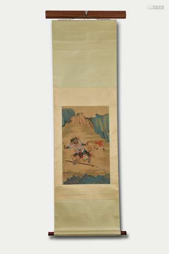 CHINESE SCROLL PAINTING, YAO WENHAN