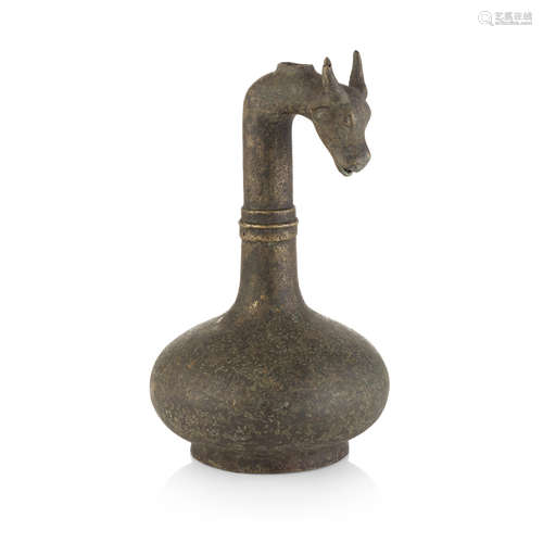 ARCHAISTIC BRONZE 'BUFFALO' VESSEL