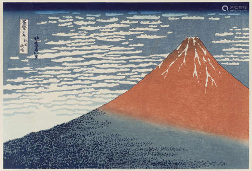 AFTER KATSUSHIKA HOKUSAI (1760-1849),FINE WIND, CLEAR WEATHER (GAIFÛ KAISEI)