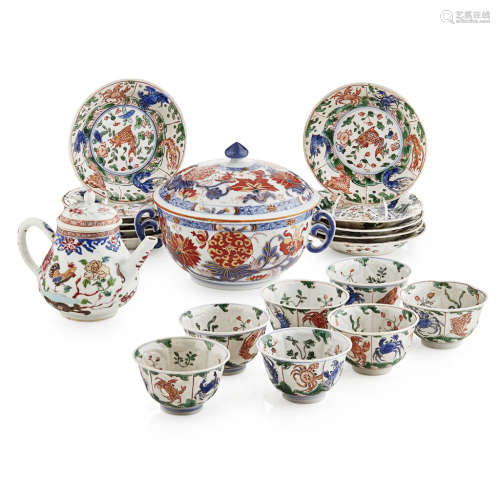 IMARI TEA SET,QING DYNASTY, 18TH/19TH CENTURY