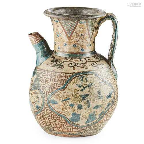 EARTHENWARE EWER,SHU FAMILY MARK, NORTHERN SONG DYNASTY