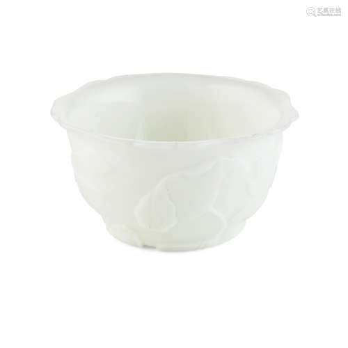 WHITE GLASS BOWL