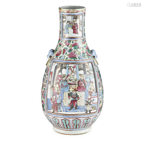 FAMILLE ROSE VASE