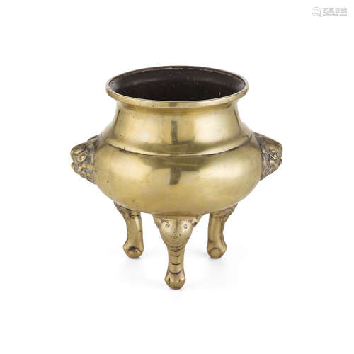 BRONZE TRIPOD CENSER,QING DYNASTY, 18TH CENTURY