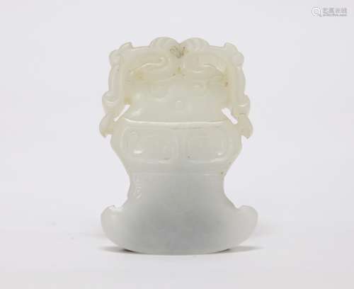 Chinese Extra White Jade Carving