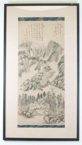 Chinese Framed Old Painting