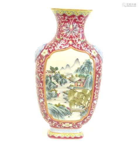 Chinese Famille Rose Vase