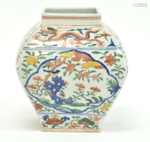 Chinese Five Colored Vase