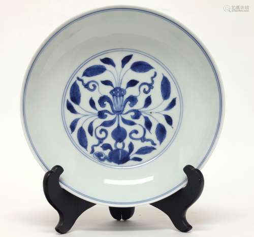 Chinese Blue-white Plate