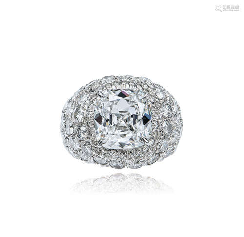 DAVID WEBB设计 5.01克拉钻石戒指