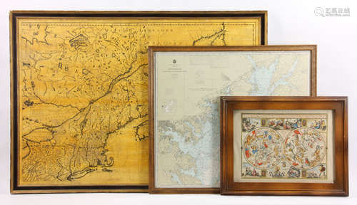 Group of Three Maps