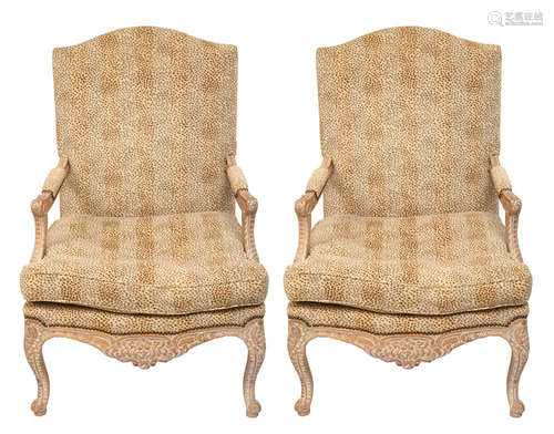 Pr. Regency Style Armchairs