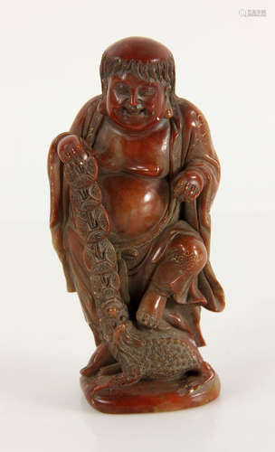 Chinese Carved Soapstone Figure