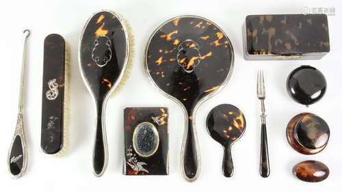 Miscellaneous Collection of Antique Tortoise Shell