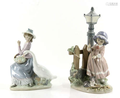 Two Lladro Porcelain Figurines