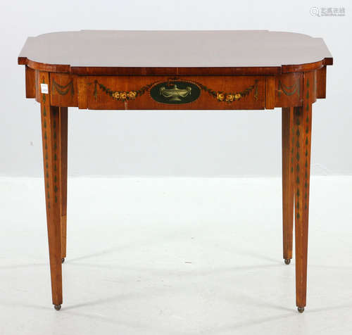 George III Style Satinwood Center Table