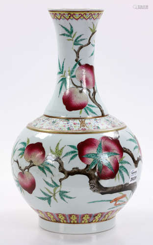 Chinese Famille Rose Shang Vase