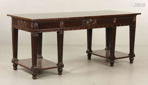 Regency Style Mahogany Writing Table