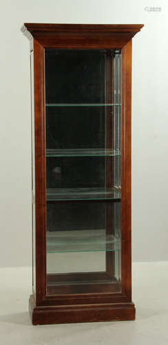 Mahogany and Glass Showcase