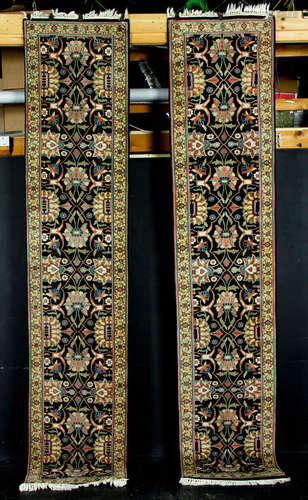 Pr. Fine Indo Heriz Runner Carpets