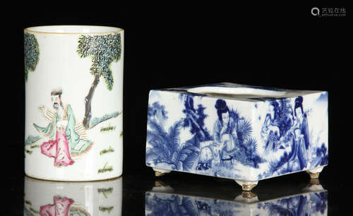 2 Chinese Porcelain Items