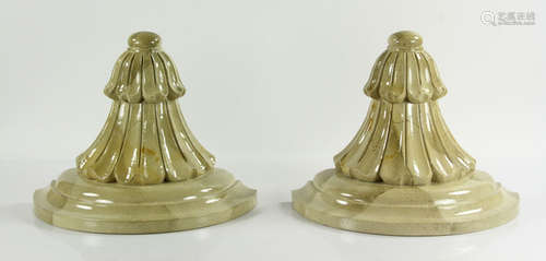 Pair of Italian Faux Marble Wall Sconces