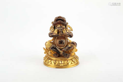 A Chinese Gilt Bronze Buddha