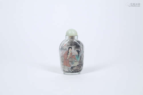 A Chinese Snuff Bottle with Inside Painting