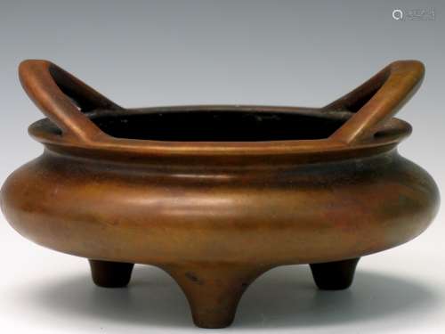 Chinese bronze incense burner.