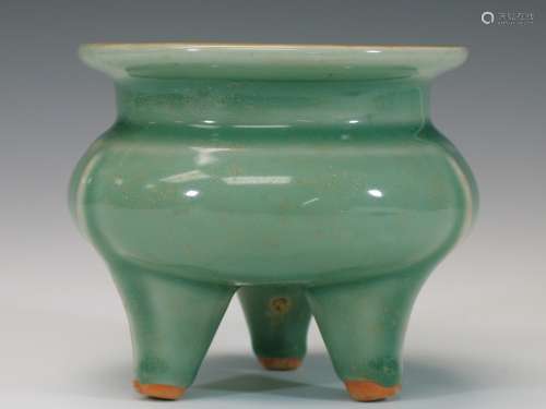 Chinese celadon porcelain incense burner