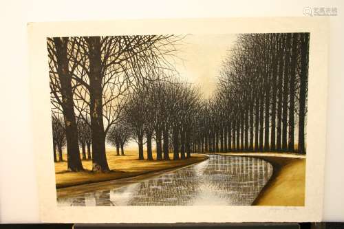 JACQUES DEPERTHES, Title: Le Canal, Limited Edition