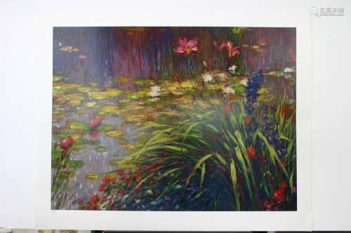 GREG SINGLEY, Title: Lily Pond, Limited Edition